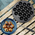 Pikkukuva 2 / 5: Takoyaki-pannu lämpötilan säädöllä, työkalut ja reseptit, valmista 18 japanilaista mustekalapalloa kerralla, helppo käyttää