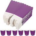 Pikkukuva 1 / 3: 50 kpl Popcorn-rasiat Paperiset popcorn-tuubit Yksinkertaiset rasvatiiviit popcorn-astiat Purple