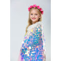 Miniatyrbilde 7 av 8: Jenter Prinsessekappe Skinnende Glitter Partykappe {HH} M