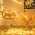 Miniatyrbillede 3 af 6: Lys Kæde 10m 100 LED 8 Lysindstillinger Vandtæt Indendørs Udendørs Jul