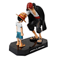 Miniatyrbillede 3 af 5: One Piece Luffy Shunks PVC Action Figurer Legetøj 18cm One Piece Anime Monkey D Luffy Figurine Legetøj Dukker