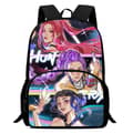 K-Pop Demon Hunter Ryggsäck med Matlåda & Pennfodral för Skolan TDKH008