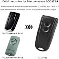 Miniatyrbilde 2 av 5: RSC2 Garasjeport Fjernkontroll Ecostar 433Mhz Fjernkontroll Kompatibel med Ecostar Hormann: RSC2, RSE2 RSZ1, AGS: RSC2