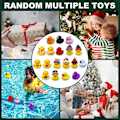 Miniatyrbilde 4 av 5: 24 stk. Gummiank Leike Blind Box Adventskalender 2022 Nedtelling Julegaver