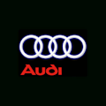Pikkukuva 1 / 5: Soveltuu Audi tervetulovalo kaksoisliitäntäinen auto LED-valo, laser-valo, oven projektio valo, LOGO-valo (2 kpl)