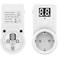 Miniatyrbillede 3 af 5: Nedtællingsstik, 220-240V europæisk timer til stikkontakt, elektronisk