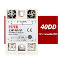 Miniatyrbillede 5 af 5: 40dd 40a til dc 3-32v 24v-380v solid state relæ til opvarmet seng varmer{hh]