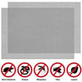 2-pack ventilationsnät i rostfritt stål 20 mesh, insektsnät