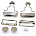 Miniatyrbillede 4 af 4: 6 sæt overalls spænder (38 mm) metal seler erstatningsspænder{HH}