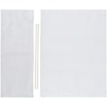 Miniatyrbild 1 av 8: 994338 Canvas Stolsöverdrag, 1 Set Regissörsstol Canvas Ersättningssits Tyg Heminredning Möbeltillbehör (Vit) White