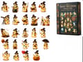 Miniatyrbilde 8 av 11: Halloween Adventskalender 2D Akryl Samleleketøy Nedtelling Samleobjekt Type B Collectible Toy Type B 26*18*3CM