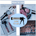 Miniatyrbillede 2 af 3: Pølsemager Jerky Shooter Aluminiumlegering Jerky Gun med 2 forskellige påfyldningsdyser til Beef Jerky Fans Gaver