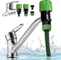 Kitchen Garden Watering Faucet Hose Pipe Quick Connector Adapter Tool, Universal Faucet Connection Adapter Kitchen Pipe Joint Coupling Boris