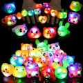 Pikkukuva 1 / 8: HOTUT LED Valorenkaat, Vilkkuvat Juhlapalvelukset Lapsille ja Aikuisille{HH} 18 pcs