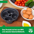 Pikkukuva 2 / 4: 4 in 1 Munankeitin Thermomix TM5 TM6 Munan Keittotyökalu Munahöyrystin Muotti Tarjotin Teline Keittiön Leivontamuotti Ruoanlaittovälineet