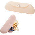 Miniatyrbillede 2 af 8: Silikone børste opbevaring magnetisk snaplås børsteholder makeup børste opbevaring kosmetik opbevaringspose kosmetik børste opbevaring rejse Beige