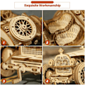 Miniatyrbillede 3 af 5: Bil Træmodel Sæt - 3D Puslespil Model Byggesæt - Julegaver