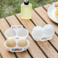 Miniatyrbillede 2 af 5: Æg opbevaring Plastkasse Fødevarekvalitetsmateriale Stødsikker funktion til æg mad camping udflugt standard