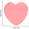 Miniatyrbillede 2 af 5: Hjerteformede Sticky Notes - Selvklæbende Post-it Notes Søde Blandede 4 Farver til Kontor/Hjem Storsalg 600 Ark Total{HH}