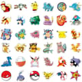 Pikkukuva 8 / 11: 100 tarraa - Pokemon - Sarjakuva Multicolor multicolor