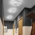 Miniatyrbilde 3 av 5: Moderne rektangulær LED taklampe 22W Kaldt hvitt lys 6000K (Hvit) Taklampe