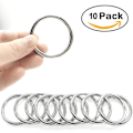 Miniatyrbild 3 av 5: Metallringar 2 Tum för Växthängare Stål Silverringar Metall Aros De Metal Para Macrame 10-pack 60mm Små Metall O-ringar