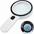 Miniatyrbillede 1 af 5: Lommeforstørrelsesglas med belysning, 30X Forstørrelsesglas med 12 LED-lys