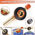 Miniatyrbilde 1 av 5: Camping Gasskomfyr Varmeovn Ventiladapter Slange Regulator Propan Påfylling Gasstank{hh]