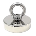 Miniatyrbillede 1 af 4: Super Stærk Neodym Magnet 120 kg - Stærk Magnet - Perfekt til Magnetfiskeri - 60 mm med Neodym Ring{HH}
