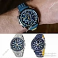 Miniatyrbillede 5 af 5: NYT Luksus CITIZEN Blue Angels Eco-Drive Ur - Herreur World Chronograph {HH}