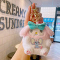 Pikkukuva 1 / 11: Sarjakuva Kuromi -nukke koululaukun riipus nukke pehmolelu pari avaimenperä laukun riipus Plush Series Coin Purse-My Melody 11cm (with keychain)