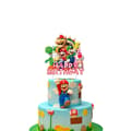 Super Mario Bursdagskake Topper Festutstyr Bursdagsdekorasjoner