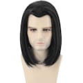 Miniatyrbillede 2 af 5: Vincent Vega Paryk Inspireret af Pulp Fiction Herre Kort Sort Glat Paryk Halloween