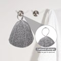 Miniatyrbillede 3 af 5: 3 stk. saunahatte i filt, badehætte, hovedbeskyttelse, absorberende saunahat til sauna, brusebad, badeværelse, dampbad A 3pcs
