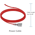 Miniatyrbilde 5 av 5: Dab Dab+ Bilradioantenne FM/AM Radioantenne Biltakantenne Forsterkeradapter SMB til DIN med RG174 5M 16.4ft Kabel{HH}