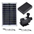 Pikkukuva 5 / 5: 50W aurinkovesipumppu 800L/H DC12V aurinkovesilähdepumppu hiljainen puutarhaan perheen vesilähteeseen - täydellinen