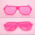 Miniatyrbillede 2 af 5: Børne Neon Blinds Visir Briller Bold Fancy Dress Briller 4 Stk