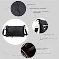Miniatyrbillede 4 af 10: Skuldertaske Crossbody Taske KAFFE