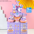Pikkukuva 1 / 11: Pink Ruby Pieni Majava Blind Box Söpö Lelu Nukke Auto Kakku Koristeet Gachapon Nukkekone StellaLou Box Set (Whole Set Price)