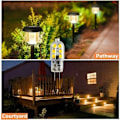 Miniatyrbillede 3 af 5: G4 LED pære 12V, 1W svarende til 10W halogenpære, ingen flimmer 200LM, varm hvid 3000K, 360° strålevinkel, ikke-dimbar, 10-pak