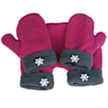 Miniatyrbilde 1 av 4: Par Hansker Tredelt Sett Sammenkoblet Polar Fleece Tykke Julehansker Dele Hansker For