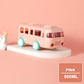 Miniatyrbilde 3 av 5: Bærbar bussformet vannkopp, bil sugerør vannkopp, buss vannflaske Kawaii bil sugerør vannkopp Pink