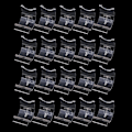 Pikkukuva 3 / 5: 20 kpl Akryylinen Esittelyteline Kirkas Pidike Tukikiinnike Sytyttimelle/Korulle/Kellolle - 5 X 5 X 4CM