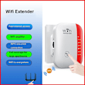 Miniatyrbillede 5 af 6: Wifi Booster Stikdåse + Inklusive Internetkabel, WiFi Signalforstærker, WiFi Extender, Trådløs WiFi Bo{HH}