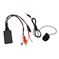 Miniatyrbild 1 av 5: Bluetooth AUX-modul 2 RCA-kabeladapter med handsfree-mikrofon för Alpine för Pioneer