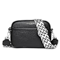 Miniatyrbillede 2 af 5: Luksuriøs ensfarvet ægte lædertaske til damer 100% blødt okselæder skuldertaske crossbody tasker til kvinder 2024 håndtasker til kvinder