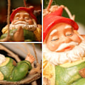 Miniatyrbilde 3 av 4: Hengende Juledekorasjon til Utendørsbruk, Sovende Julenisse Utendørsstatue