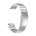 Miniatyrbillede 1 af 5: Rustfrit stål armbånd til Garmin Fenix 7S {HH} Sliver