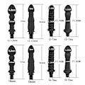 Miniatyrbilde 4 av 5: Universal Fascia Gun Massasjehode Multi Speed ​​Vibrerende Massasjestav for Kroppen