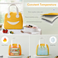 Miniatyrbild 3 av 5: Isolerad lunchväska söt tote bag lätt att rengöra lunchbox väska